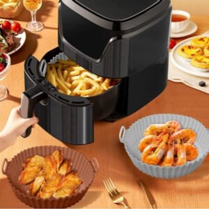 Reusable Silicone Air Fryer Liner (Non-Stick Baking Tray)