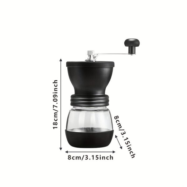 0bc5b90b-5215-4678-8b69-378cc7684a7f.jpg 1pc Simple Black Practical Round Handheld Manual Coffee Grinder