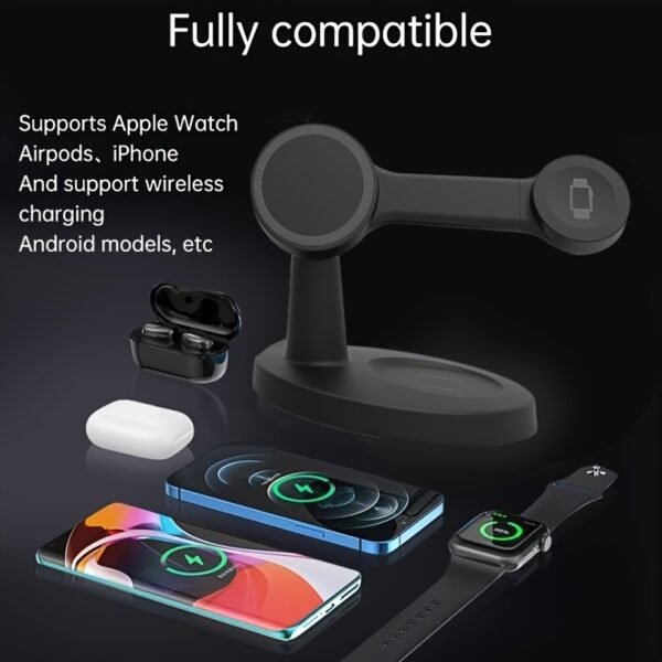 115bdc73-110b-472a-8b6b-4a99ed925c72.jpg 3in 1 Fast Charging Station, Folding Wireless Charger Stand