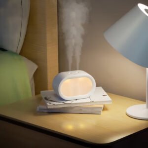 13 500ML Dual-Spray Desktop Humidifier (Ambient Light, Type-C)