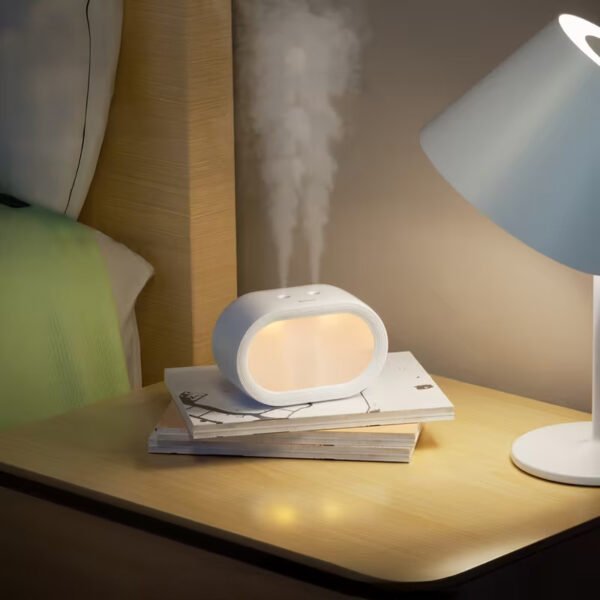 13 500ML Dual-Spray Desktop Humidifier (Ambient Light, Type-C)