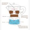 Home Mini Espresso Container Mocha Pot