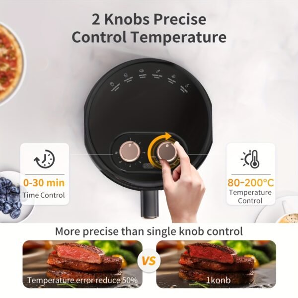 3.5L Large Capacity, Oil-Free, Multi-Function, Hot Air Circulation (faster, Healthier)