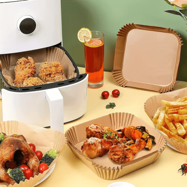 20pcs of Square Liners for Air Fryers