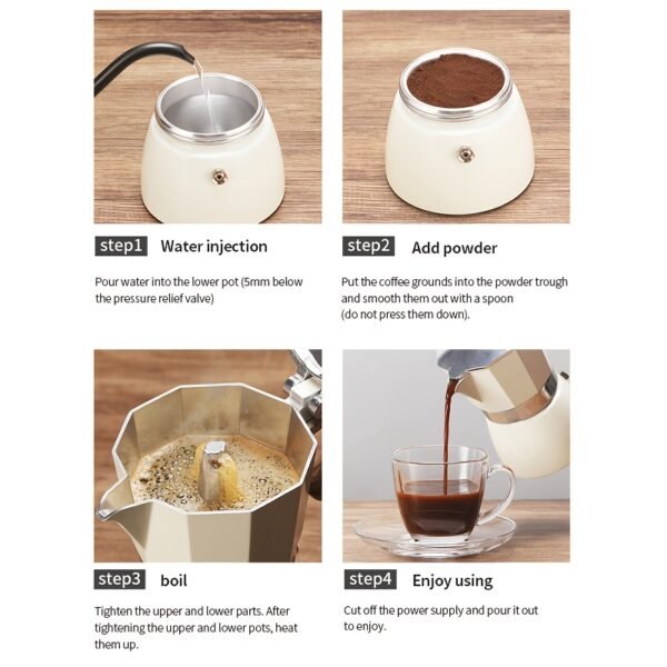 Home Mini Espresso Container Mocha Pot