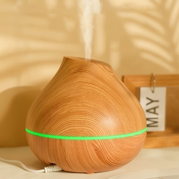 1pc Large-Capacity Simulated Wood Grain Aroma Diffuser