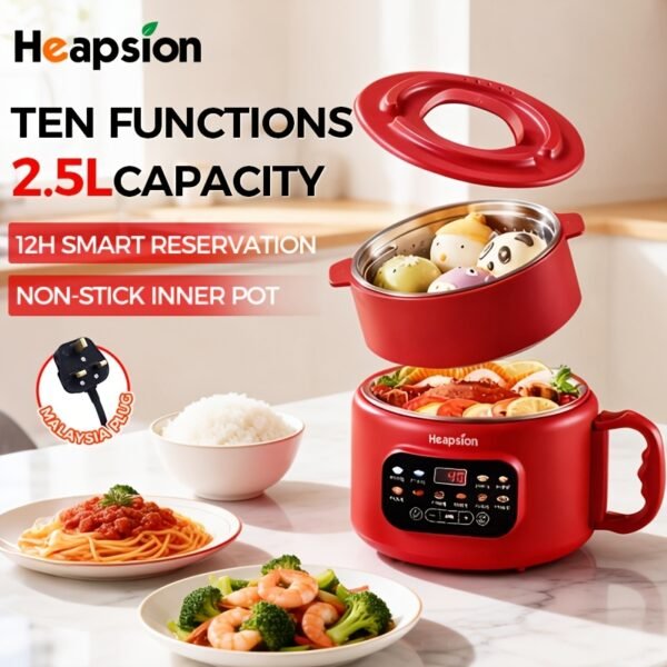 6627a6e6-1c0d-4f1c-b6fb-547b9c6ad83b.jpg Heapsion 2.5L Rice Cooker with Steamer (Home and Commercial Use)