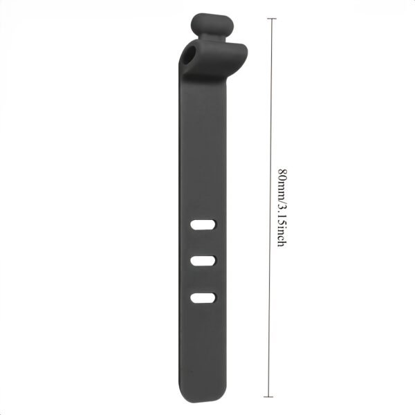 2pcs Reusable Silicone Cable Organizer Ties