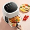 Smart 4.5L Air Fryer (360° Convection, Visual Window)