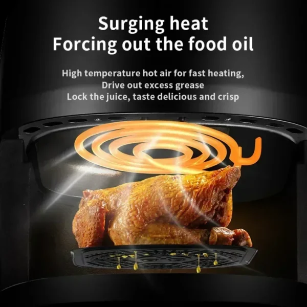 Sa6034177af5e4bd494ee8ed097325b84L.webp 6L Multi-Function Air Fryer (Visible Hot Air Circulation)