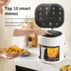 Smart 4.5L Air Fryer (360° Convection, Visual Window)