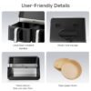 10L Dual-Basket Air Fryer (Transparent Window + LCD Display)