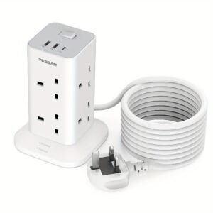 c97b781d-80f7-4581-9d36-35230950ec18.jpg 5M Tower Extension Lead Featuring 2 USB-A And 1 USB-C