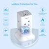 5M Tower Extension Lead Featuring 2 USB-A And 1 USB-C